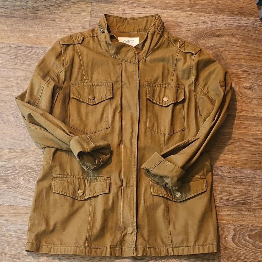 Ashley By 26 International Women's Brown Utility Jacket